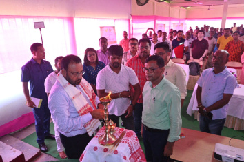 Celebration of Bijli Mahotsav at Sonajuri No 2, in Nagaon 